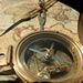 Map with compass