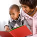 Mother reading to child