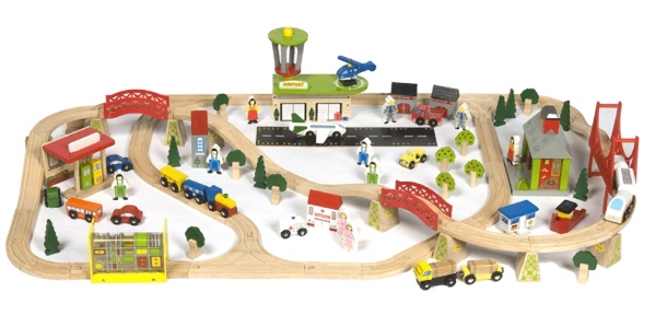 Bigjigs Transport Train Set